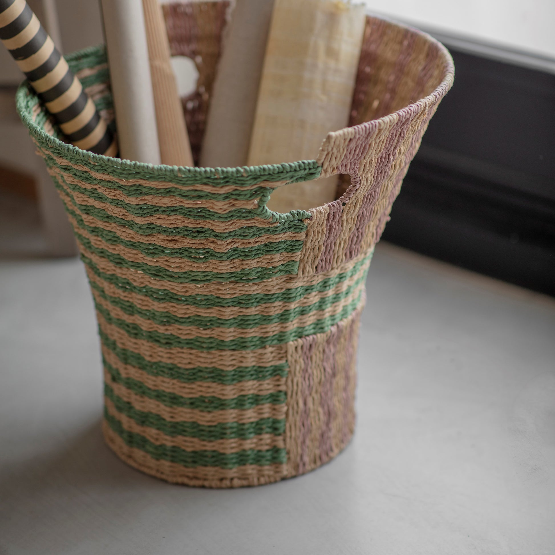 Woodleigh Patchwork Wastepaper Basket