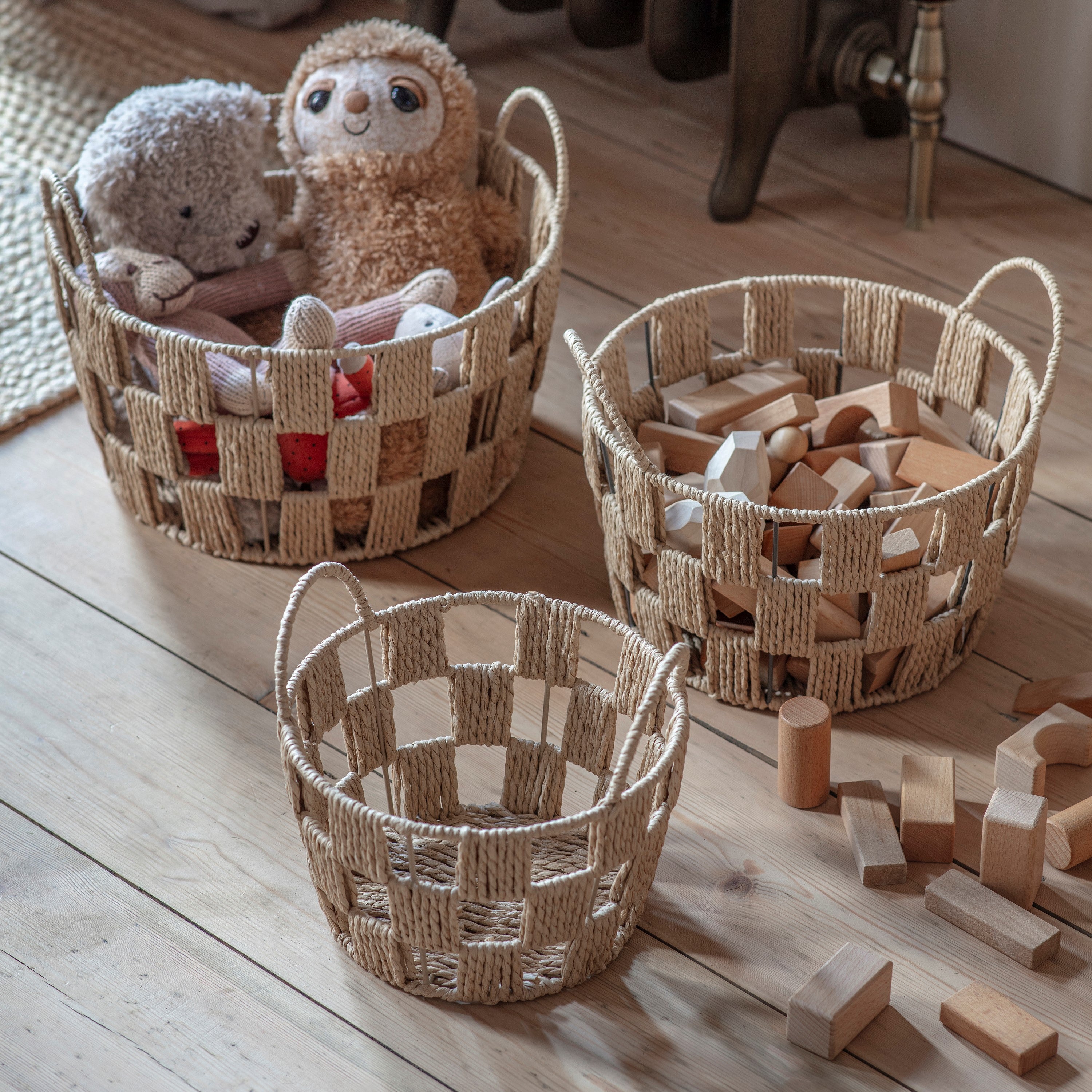Woodleigh Set of 3 Baskets