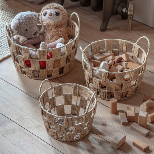 Woodleigh Set of 3 Baskets