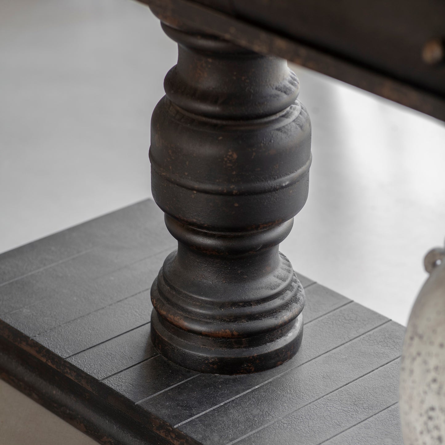 Clovelly Large Black Console Table