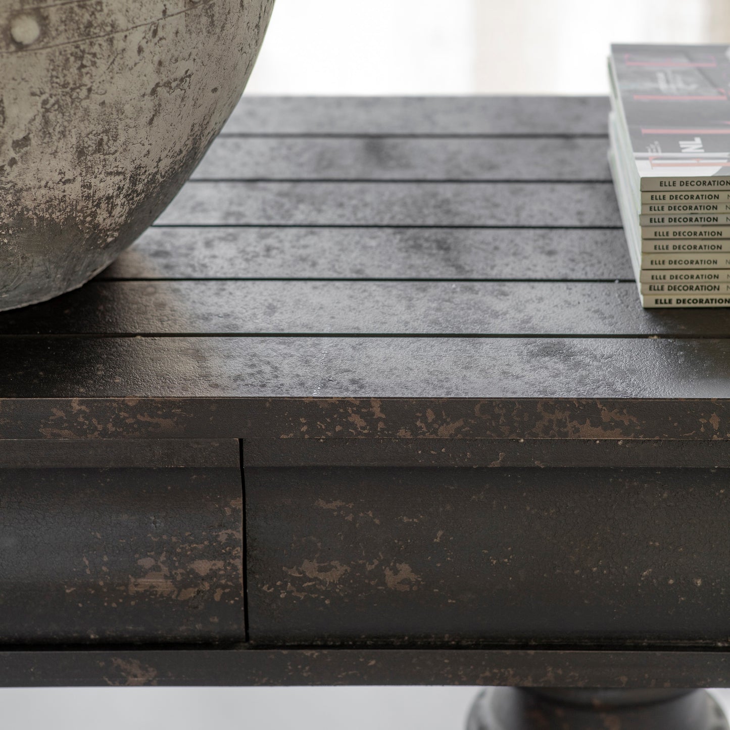 Clovelly Large Black Console Table