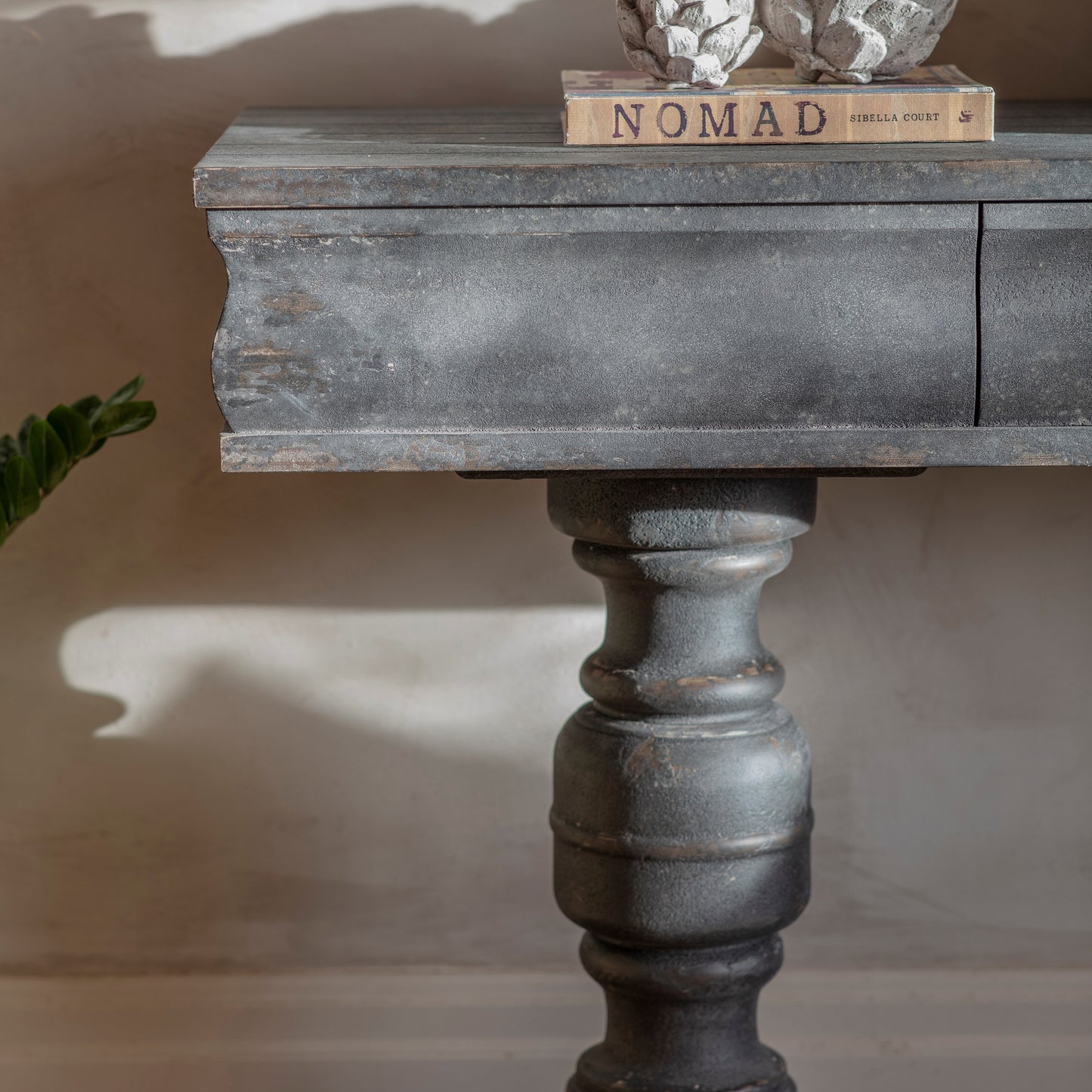 Clovelly Small Black Console Table