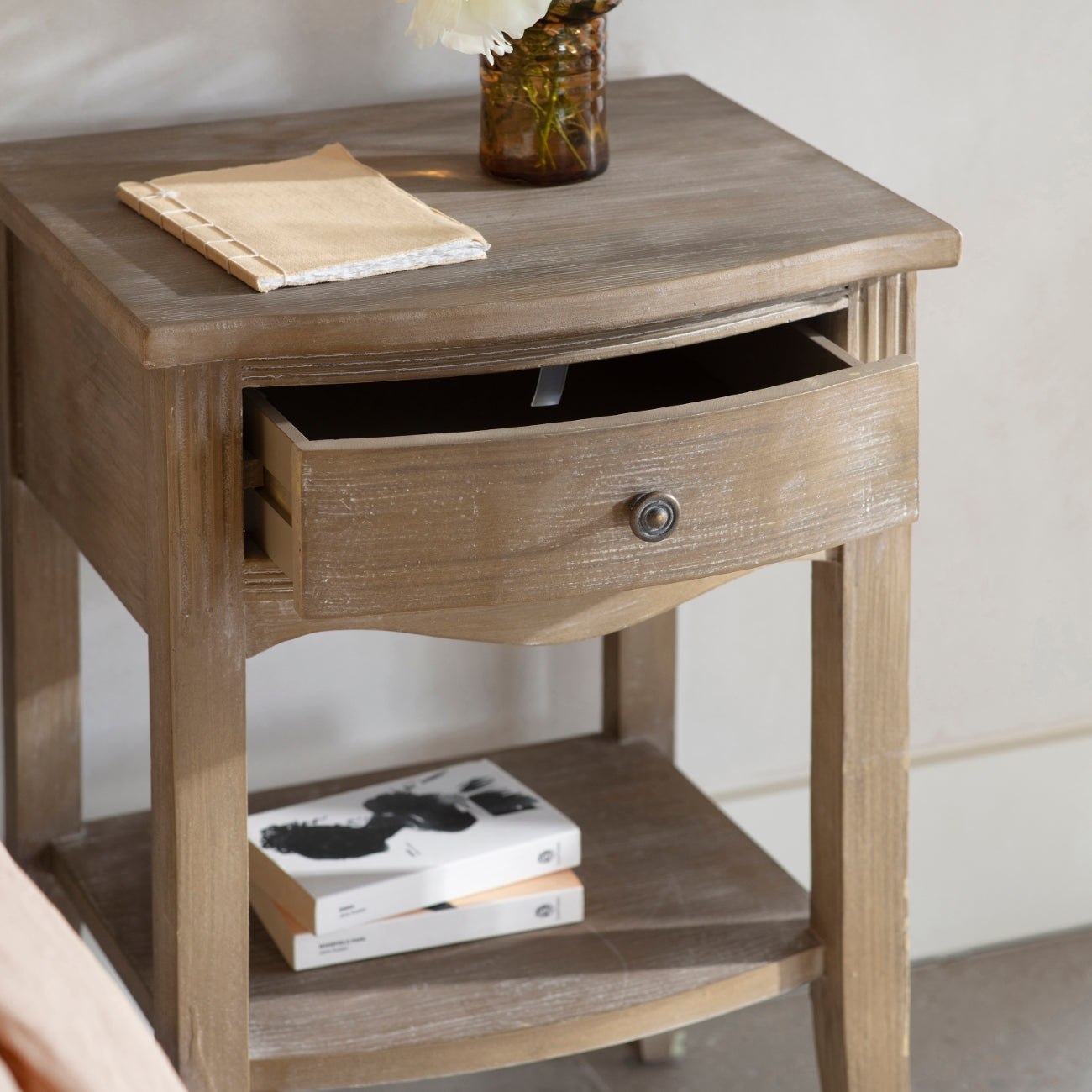 Clovelly Single Drawer Small Side Table