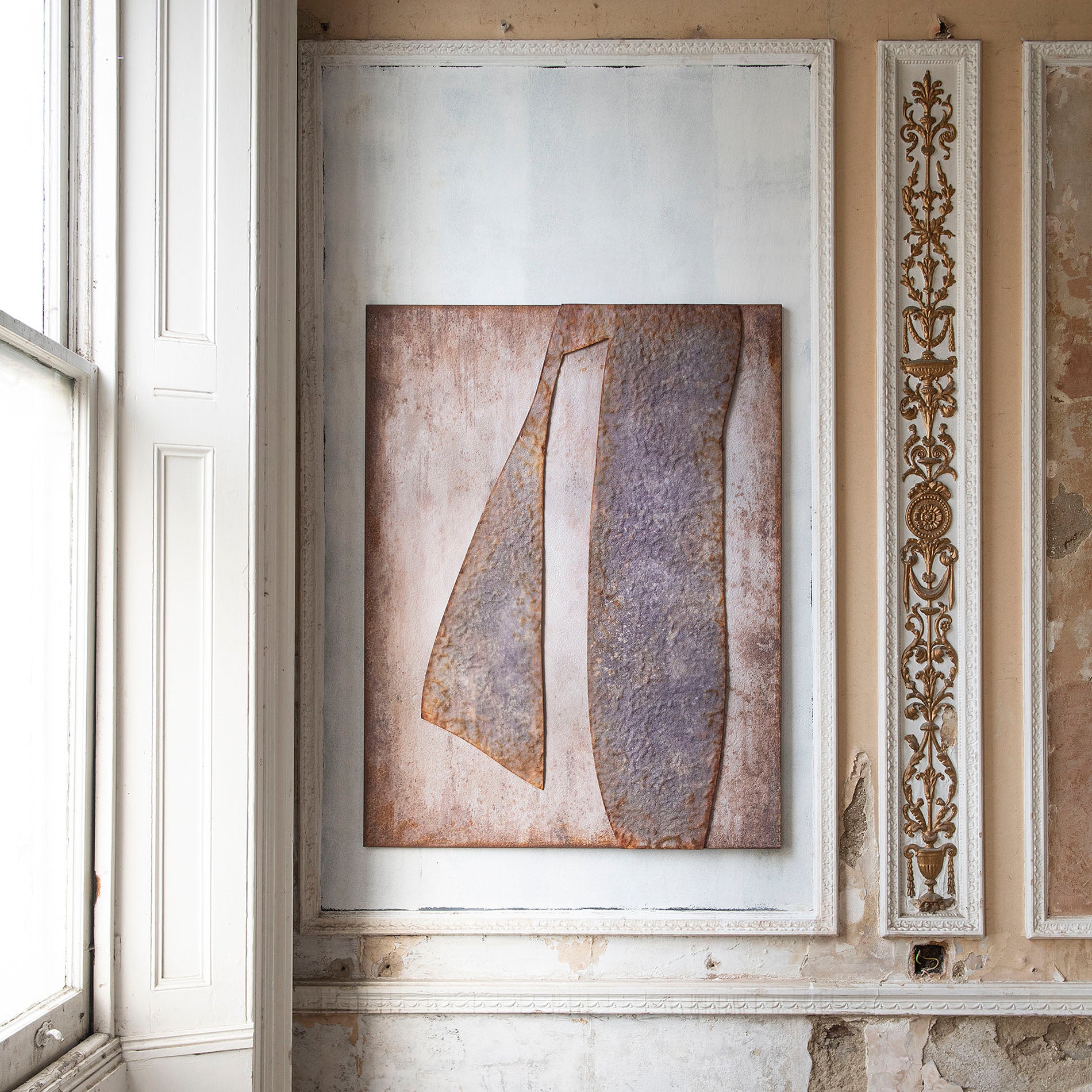 Kettlewell Rusted Iron Sail Wall Art