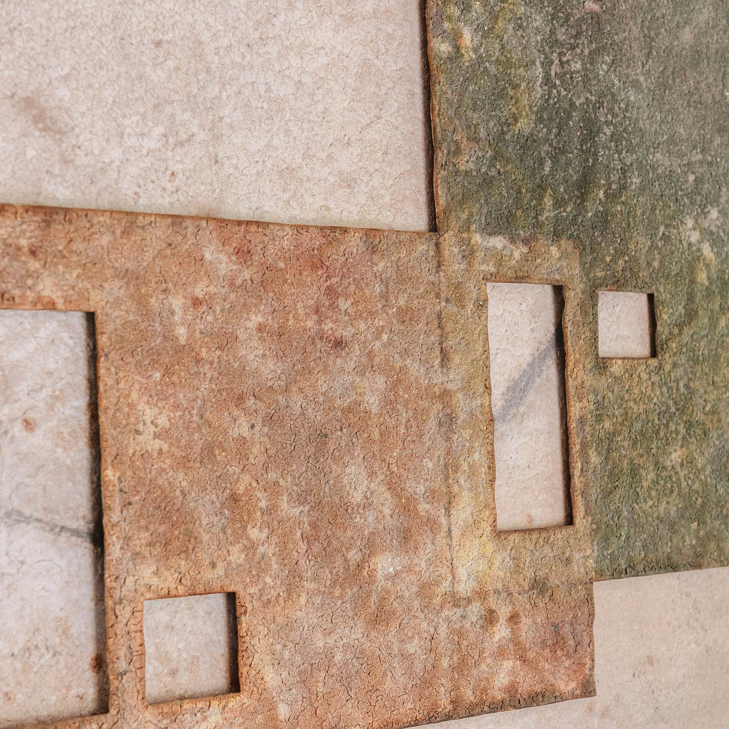 Kettlewell Rusted Iron Abstract Wall Art