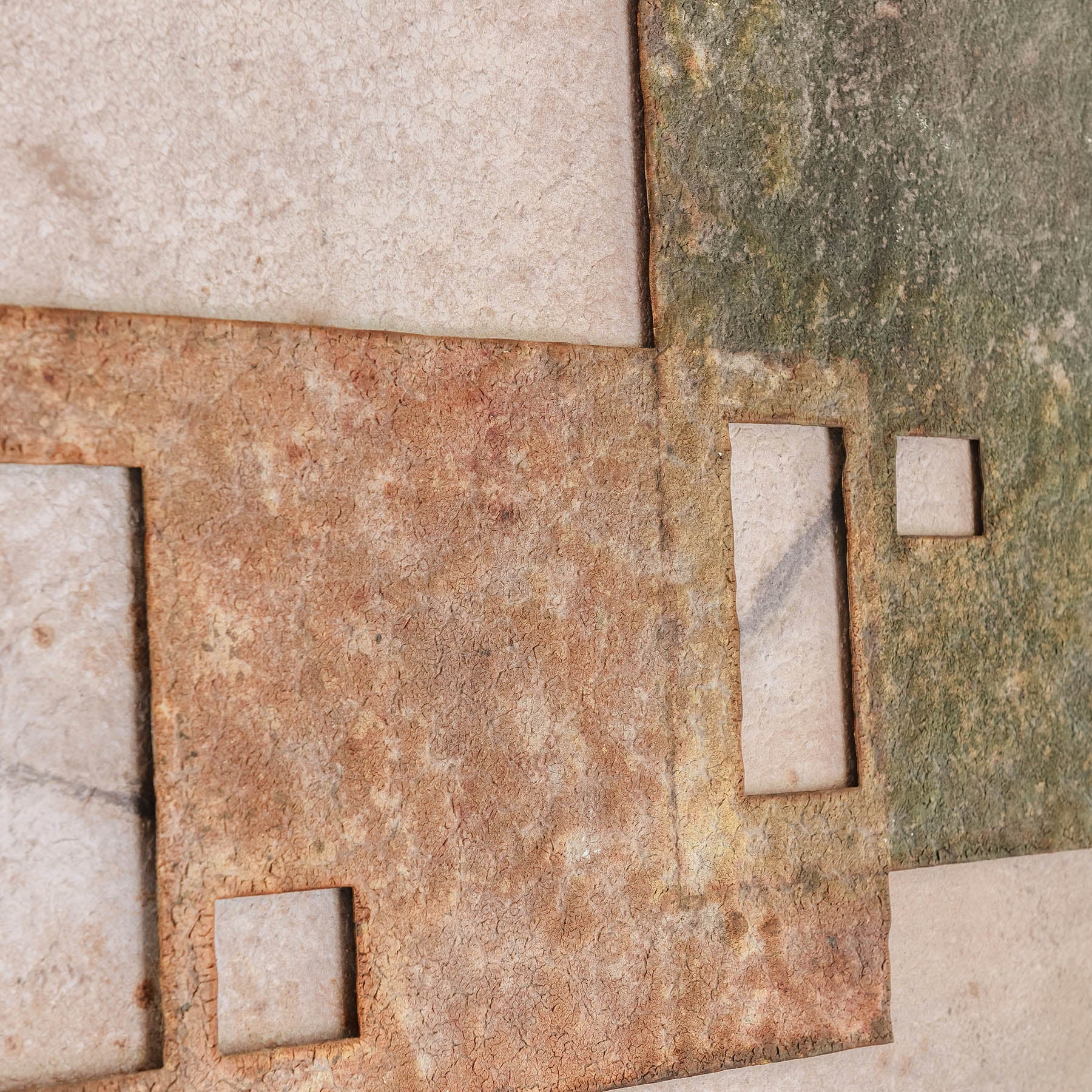 Kettlewell Rusted Iron Abstract Wall Art