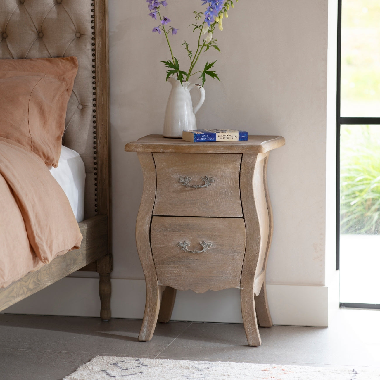 Ilkley 2 Drawer Side Table