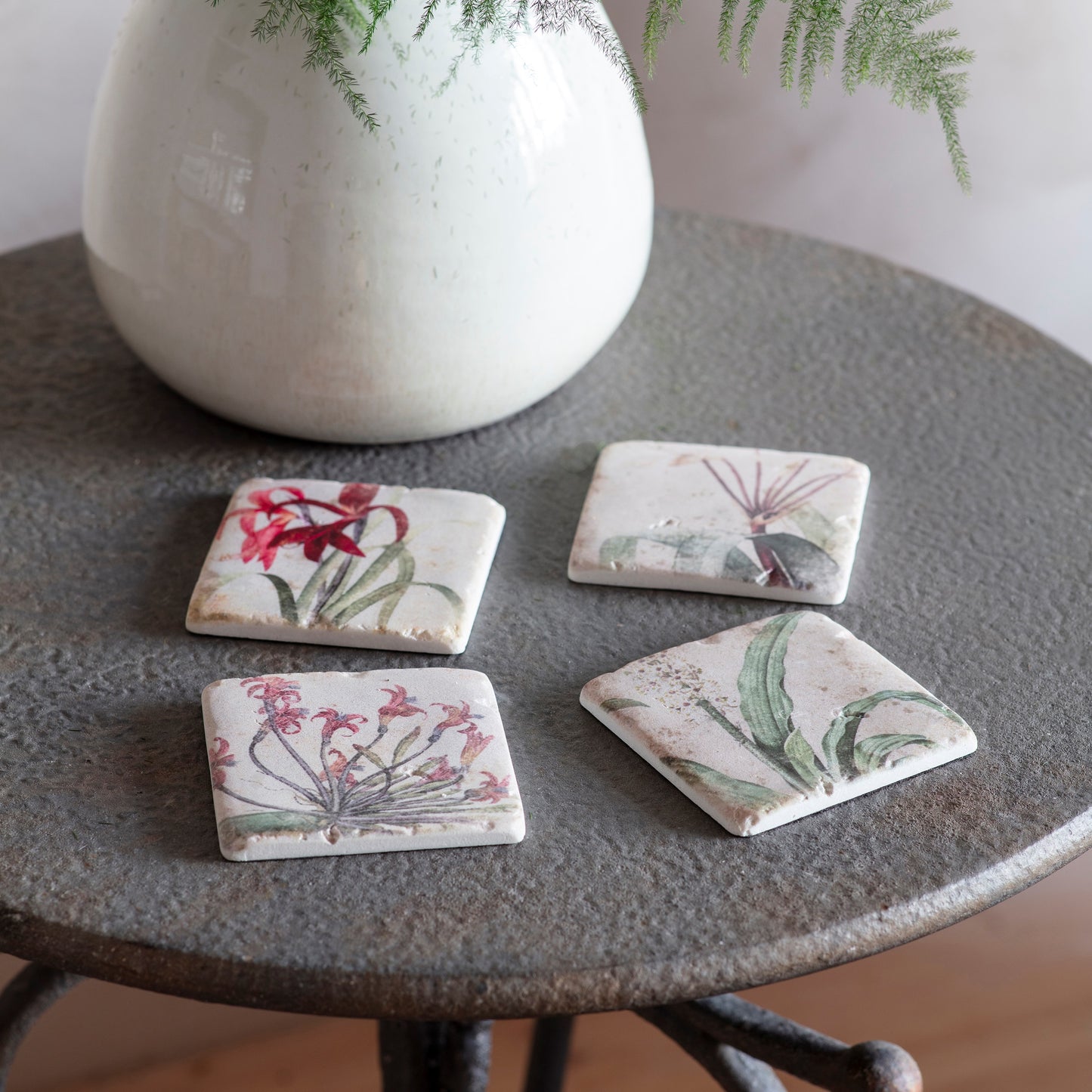 Clayton Set of 4 Botanical Coasters