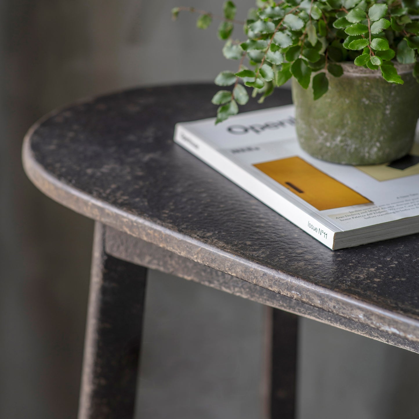 Clovelly Small Black Hall Table