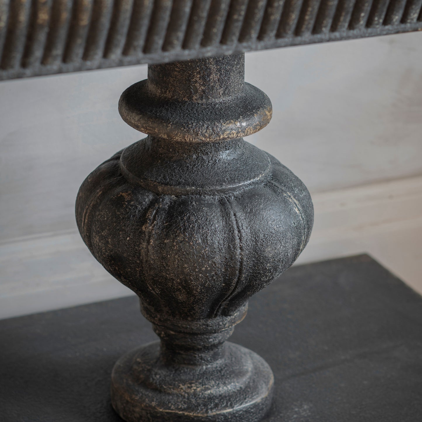 Clovelly Black Balustrade Console Table