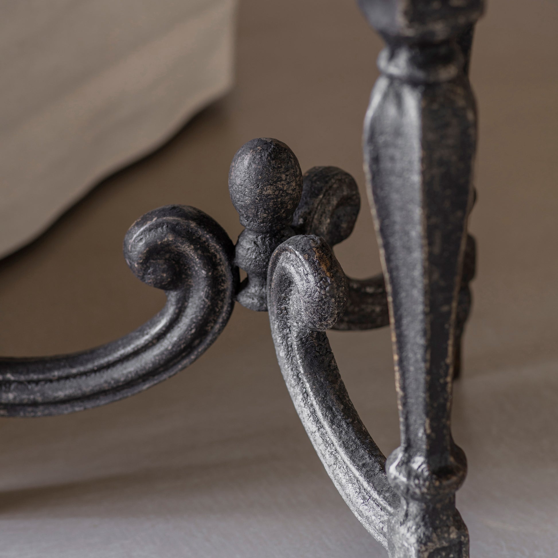 Clovelly Black Round Side Table