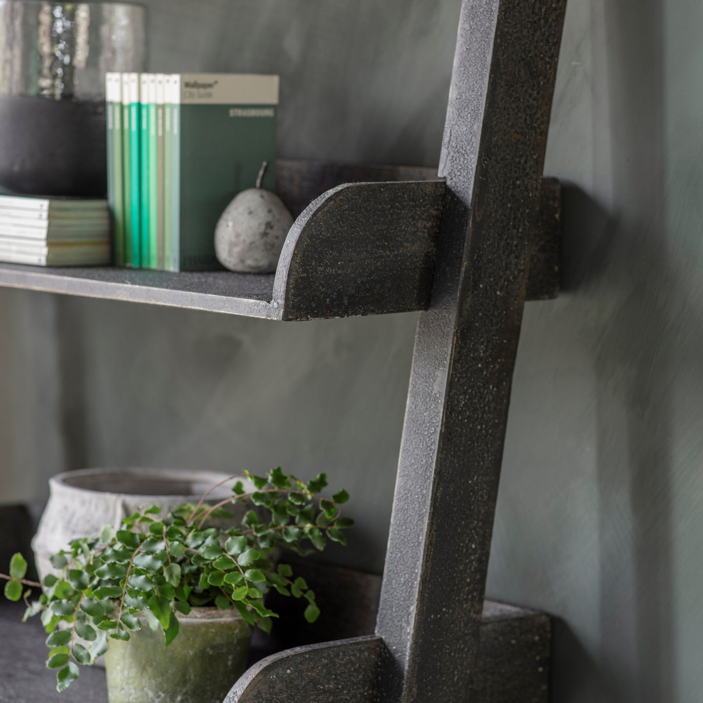 Clovelly Leaning Bookcase