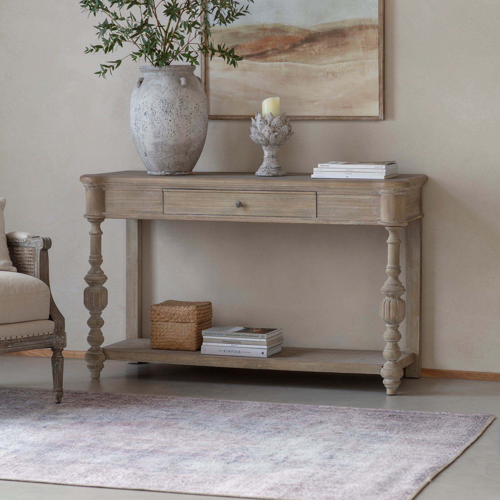 Clovelly Washed Medium Console Table
