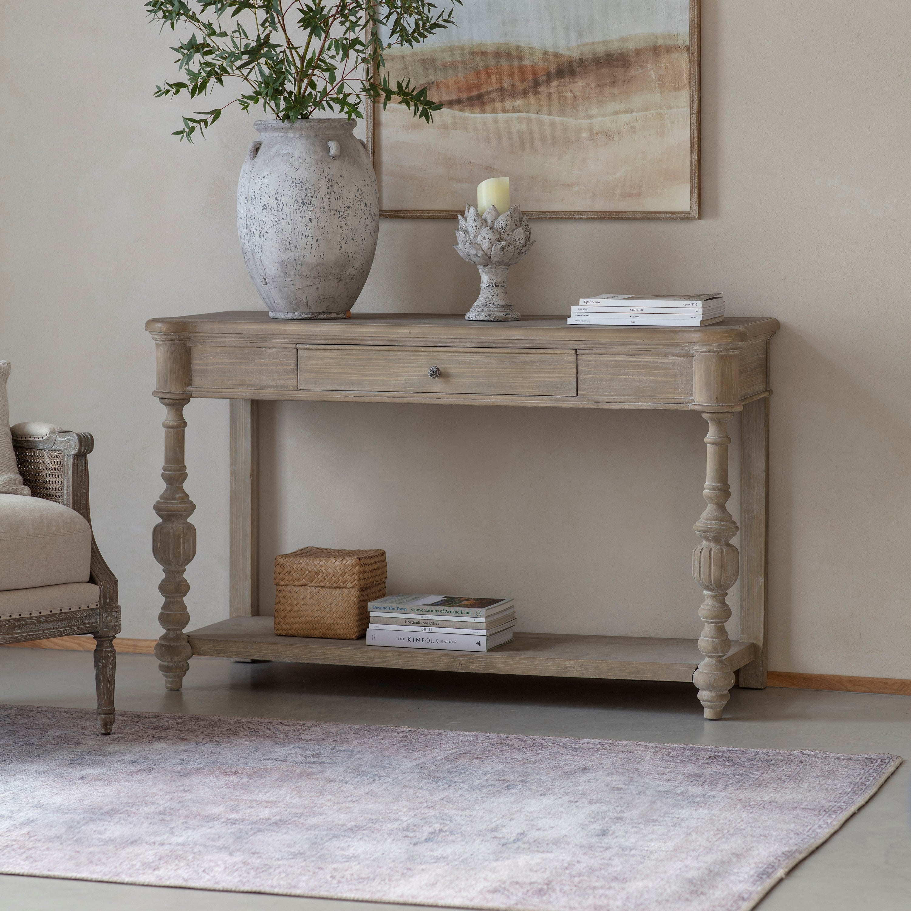 Clovelly Washed Medium Console Table