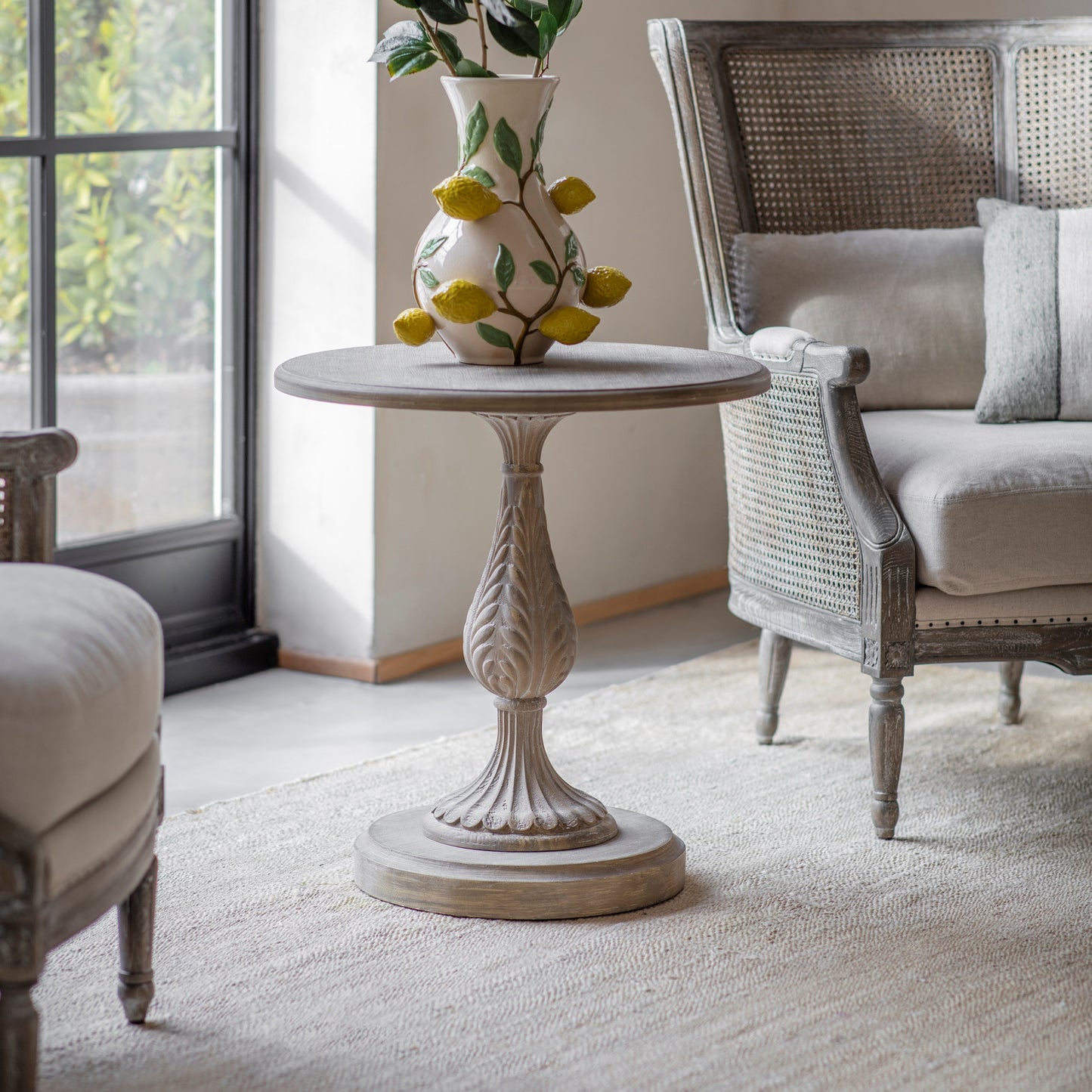 Ilkley Pedestal Side Table