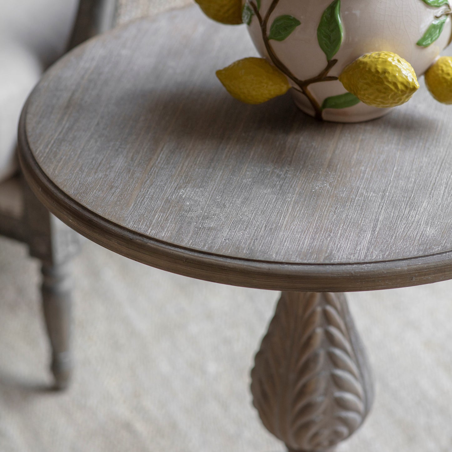 Ilkley Pedestal Side Table