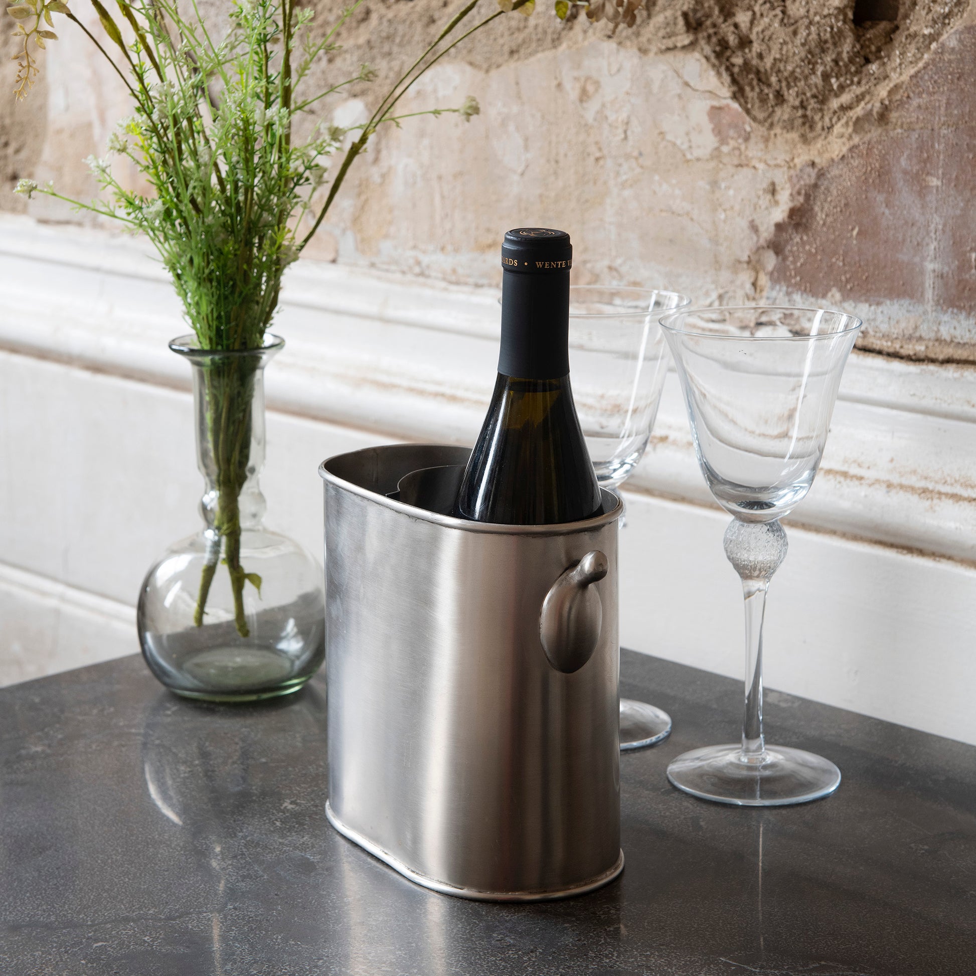 Kenwyn Brushed Wine Cooler