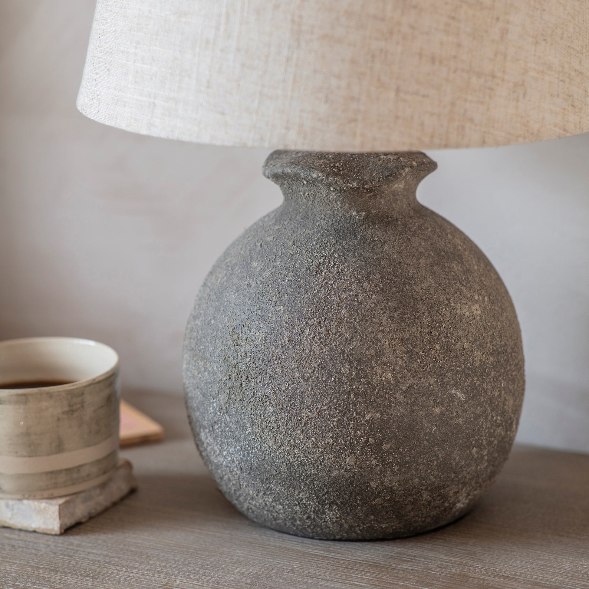 Langton Textured Spherical Table Lamp
