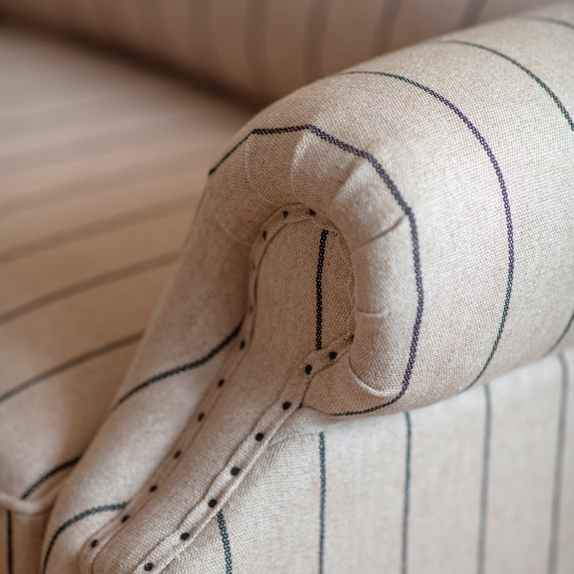 St Francis Striped Loveseat