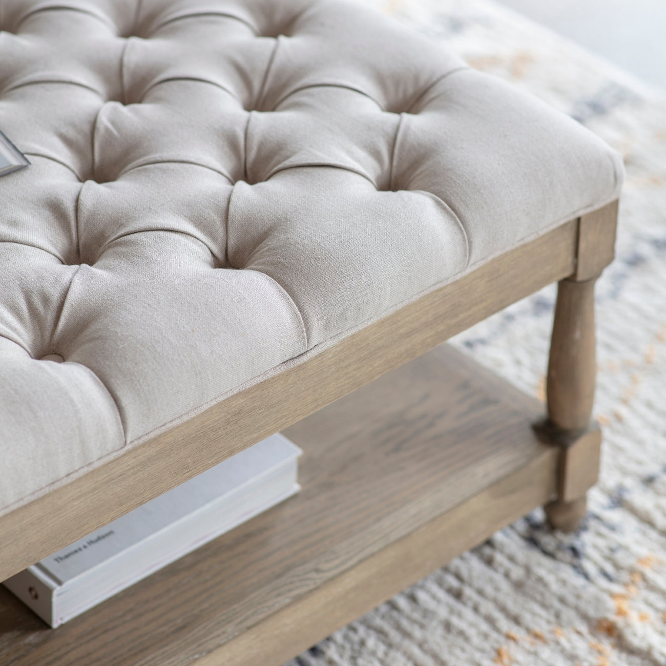 St James Buttoned Coffee Table