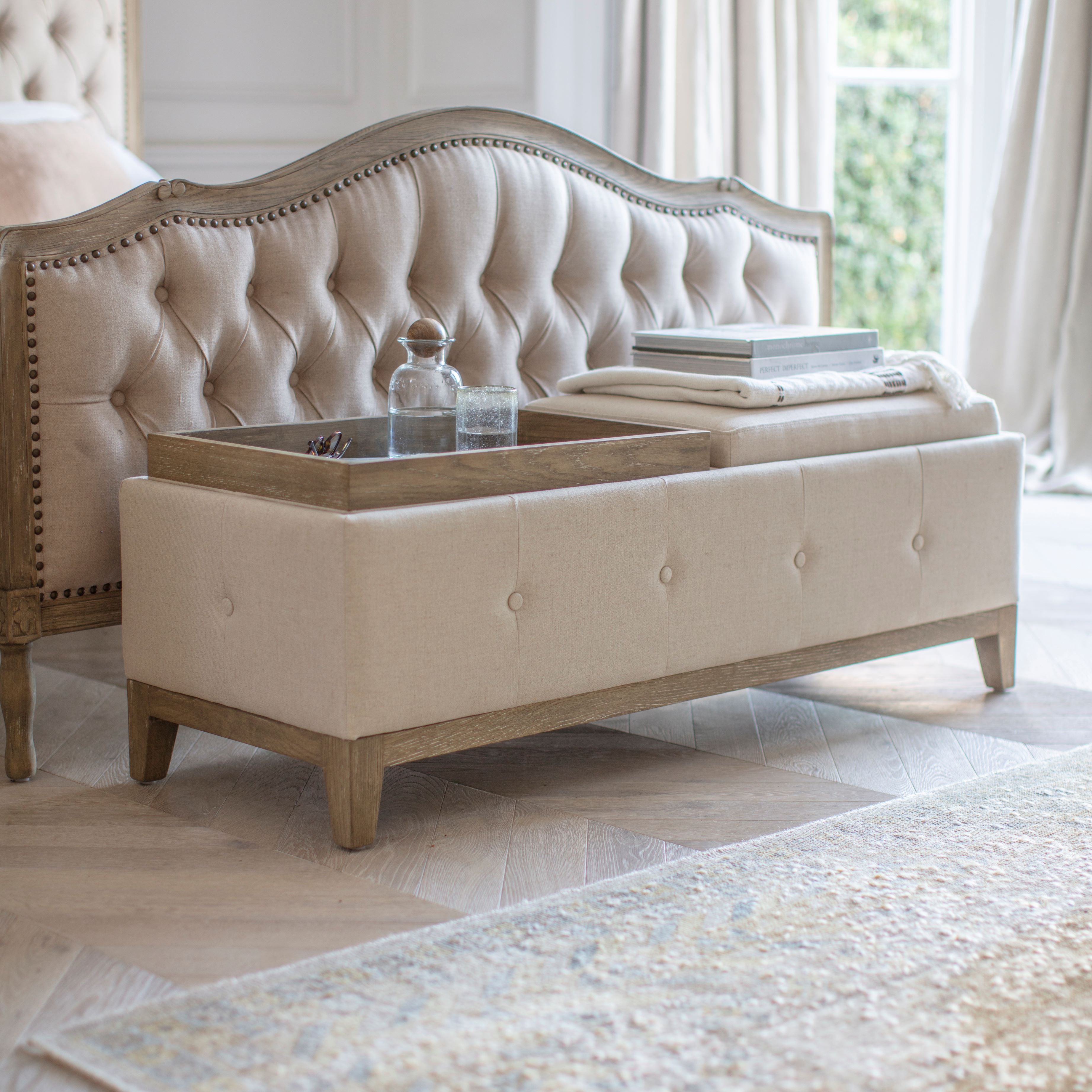 St James Storage Ottoman with Tray