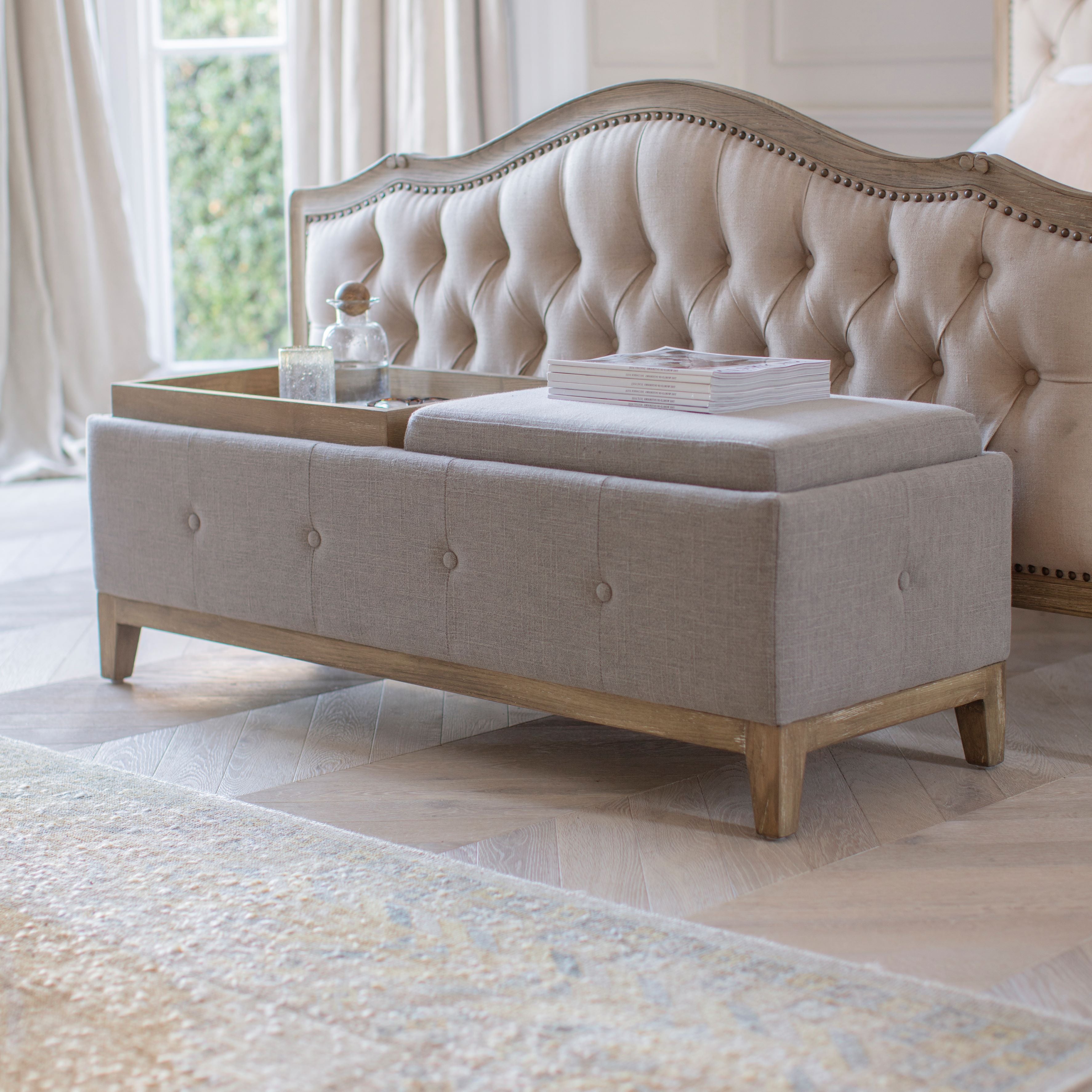 Colleville Storage Ottoman with Tray