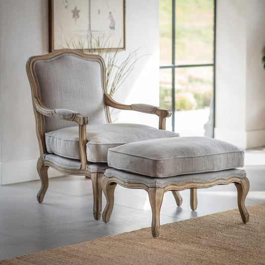 Polpis Lounge Chair with Footstool