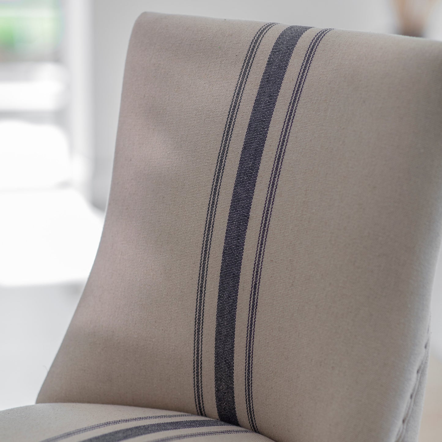 Monroe Blue Stripe Bar Stool