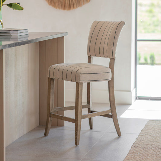 St Francis Striped Bar Stool