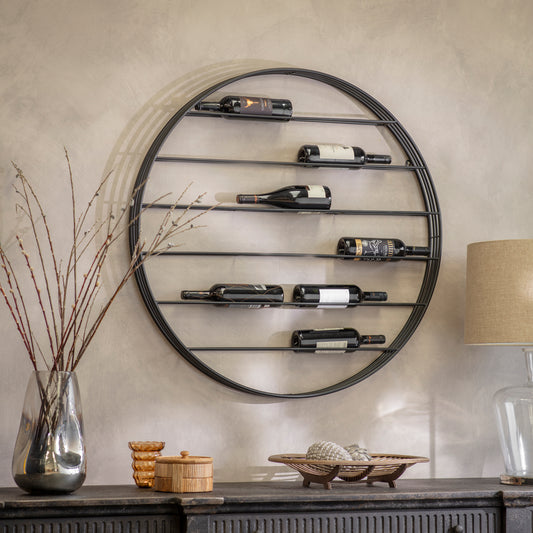 Portland 12 Bottle Wall Wine Rack