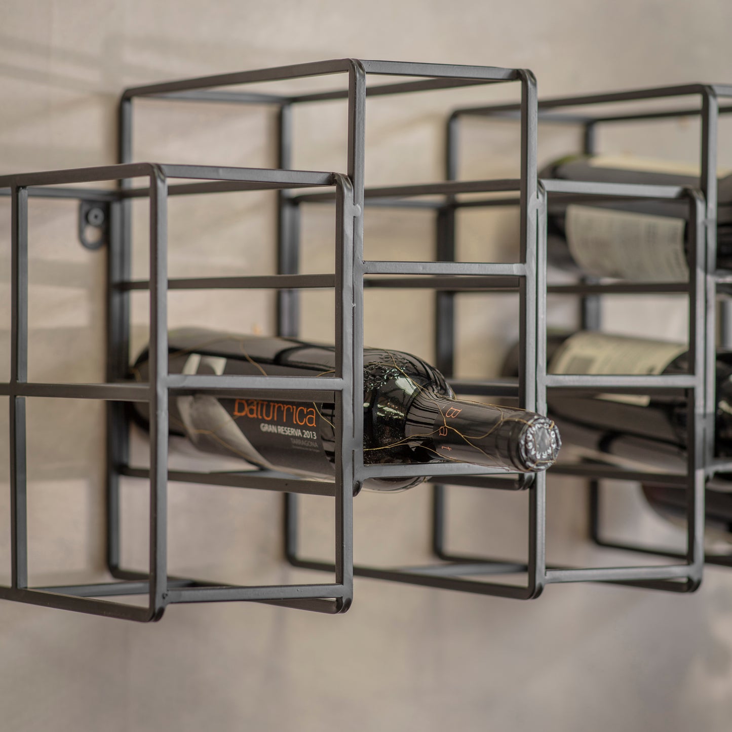 Portland 10 Bottle Wall Wine Rack