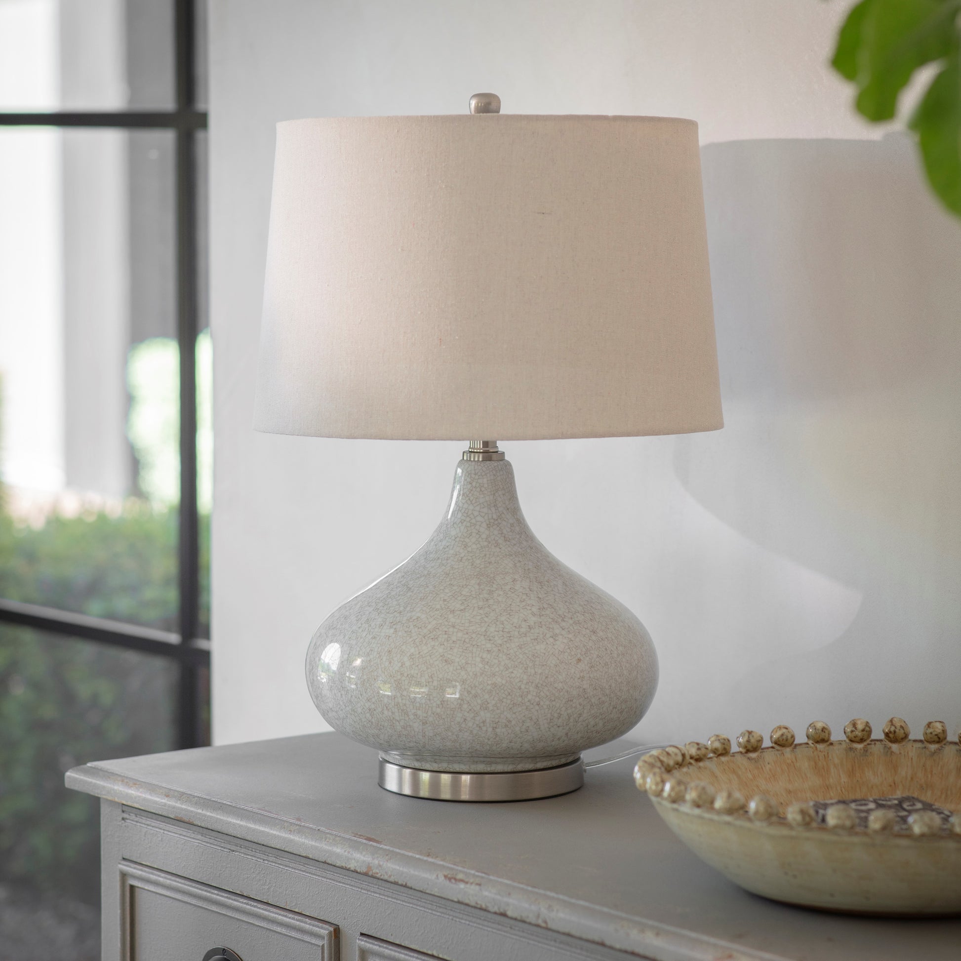 Mayfield Crackled Table Lamp
