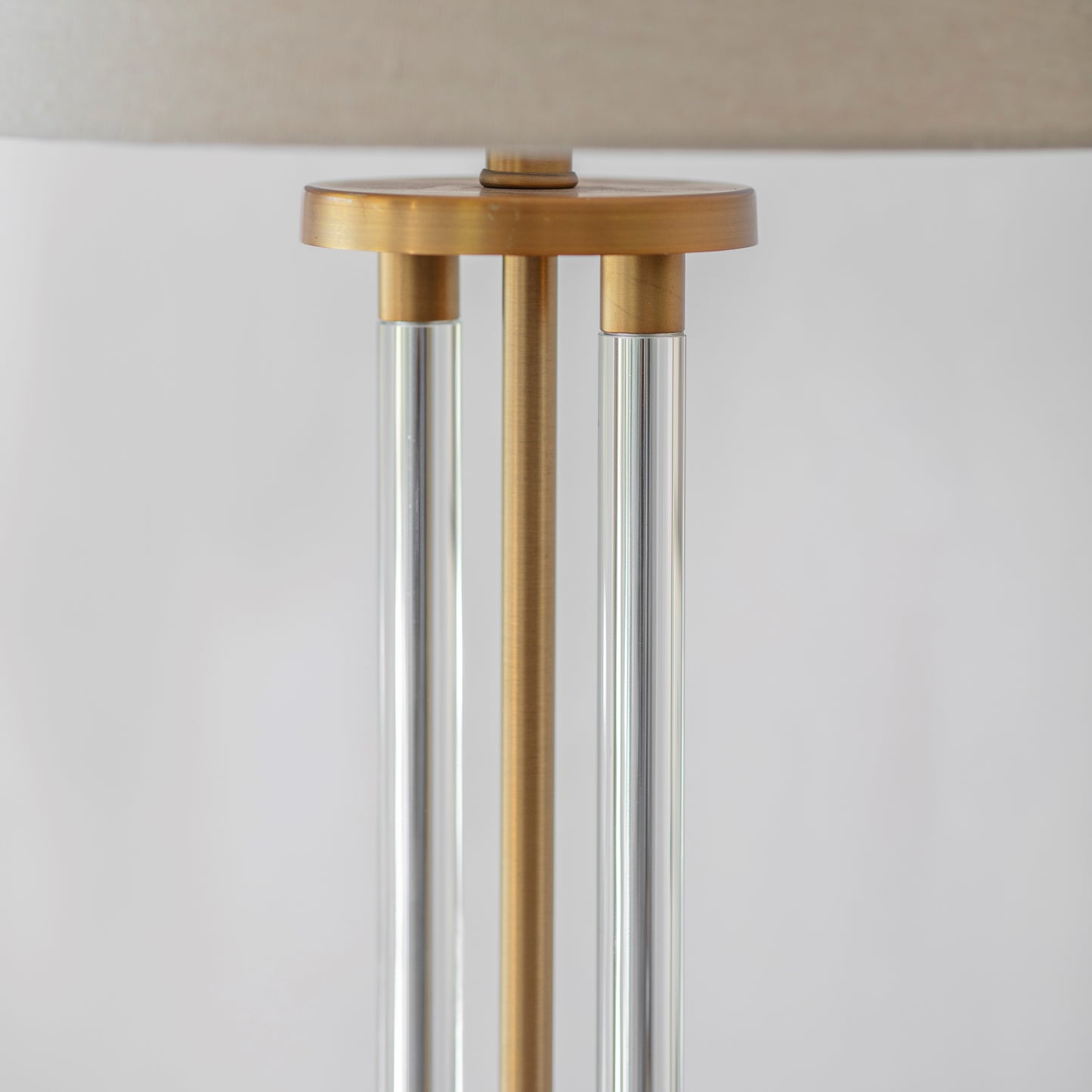Clifton Twin Tube Glass Table Lamp