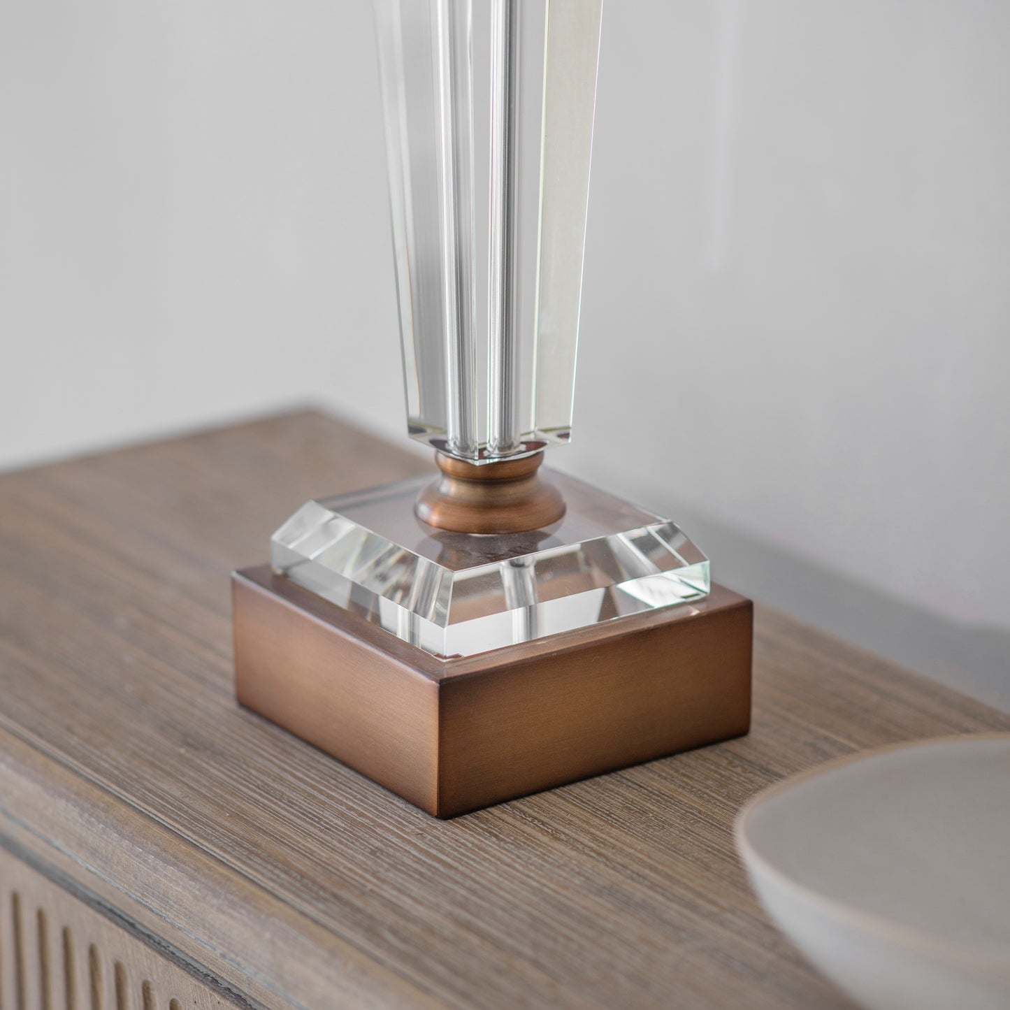 Waldron Faceted Glass Table Lamp