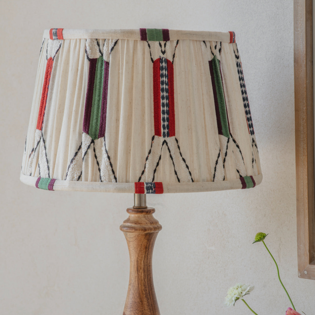 Clements Patterned Shade Table Lamp