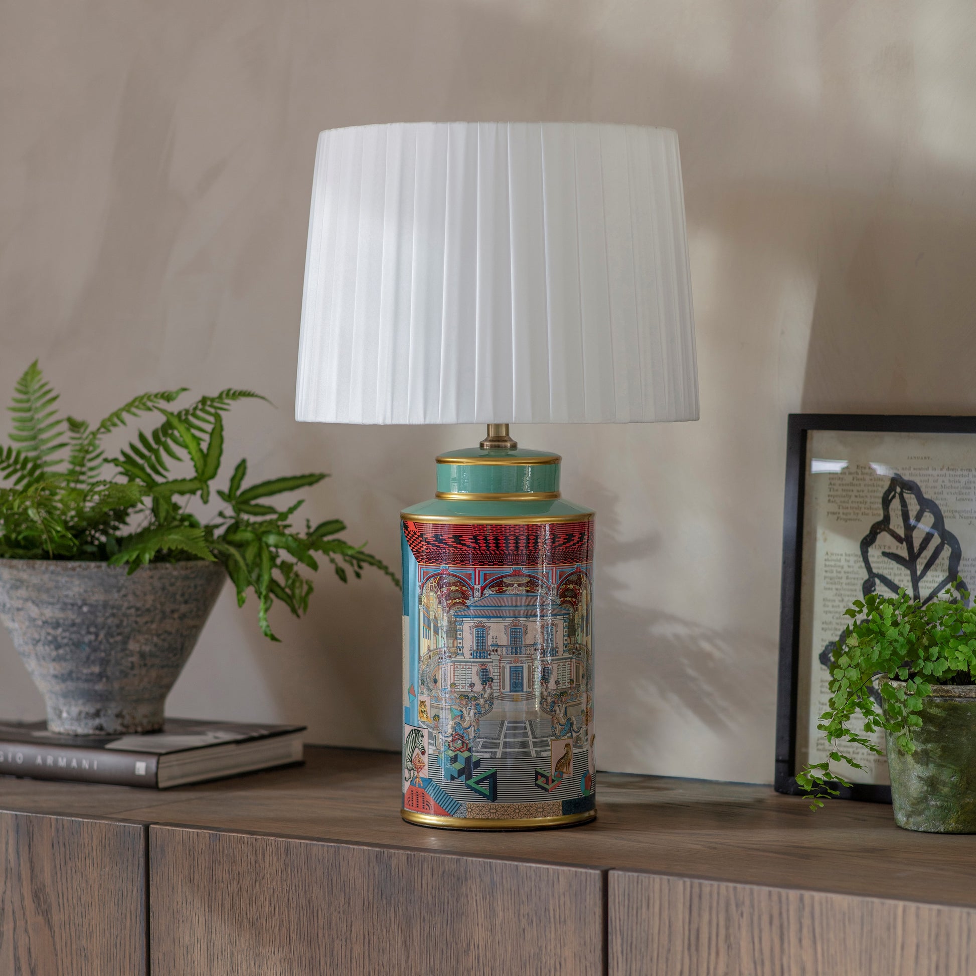Wellow Chinoiserie Table Lamp