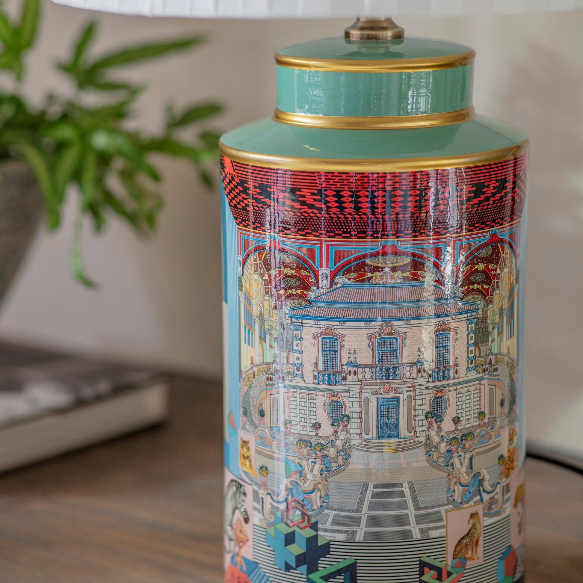 Wellow Chinoiserie Table Lamp