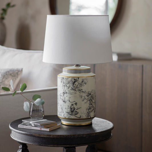 Wellow Toile Table Lamp