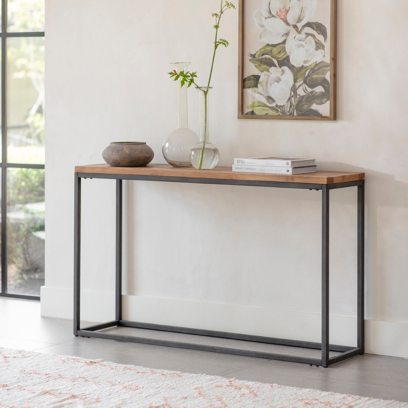 Lockhart Recycled Teak Console Table