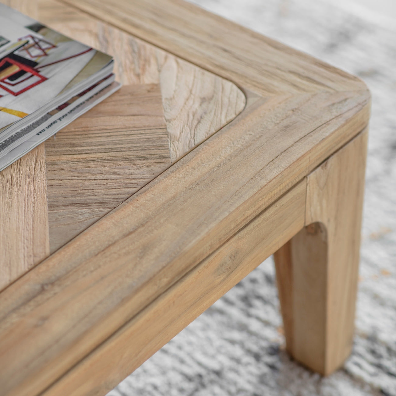 Colebrook Recycled Teak Coffee Table