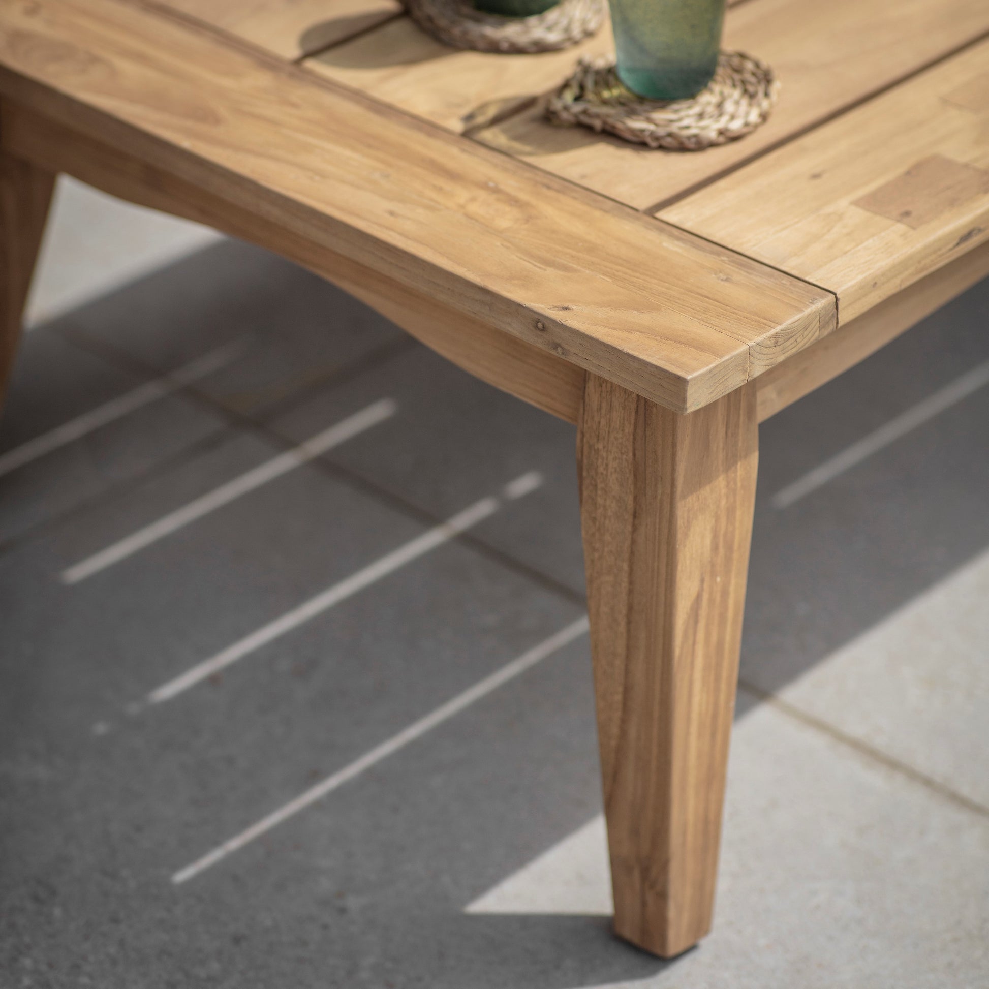 Lindley Outdoor Teak Sofa Set