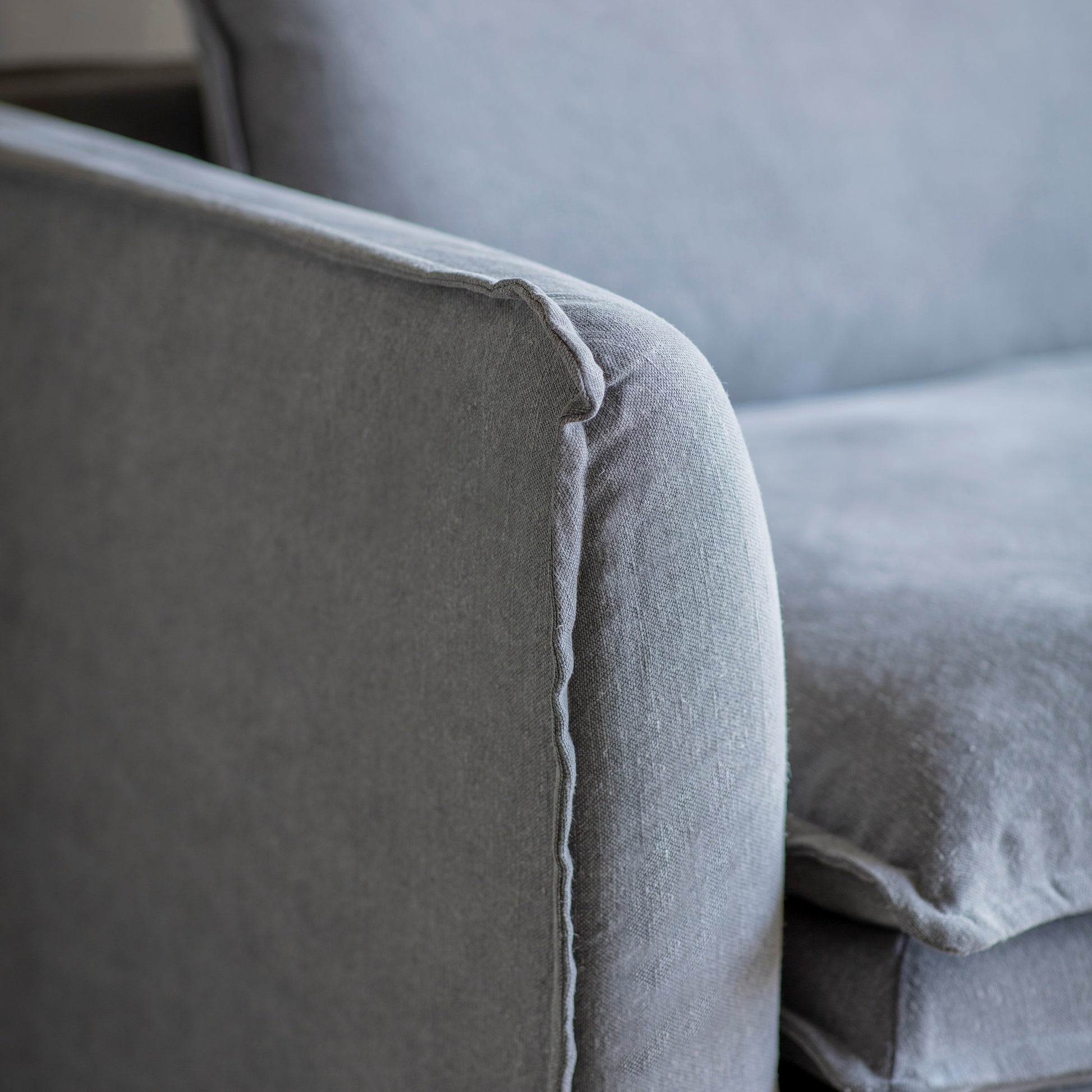 Aldbury 3-Seater Charcoal Tailored Sofa