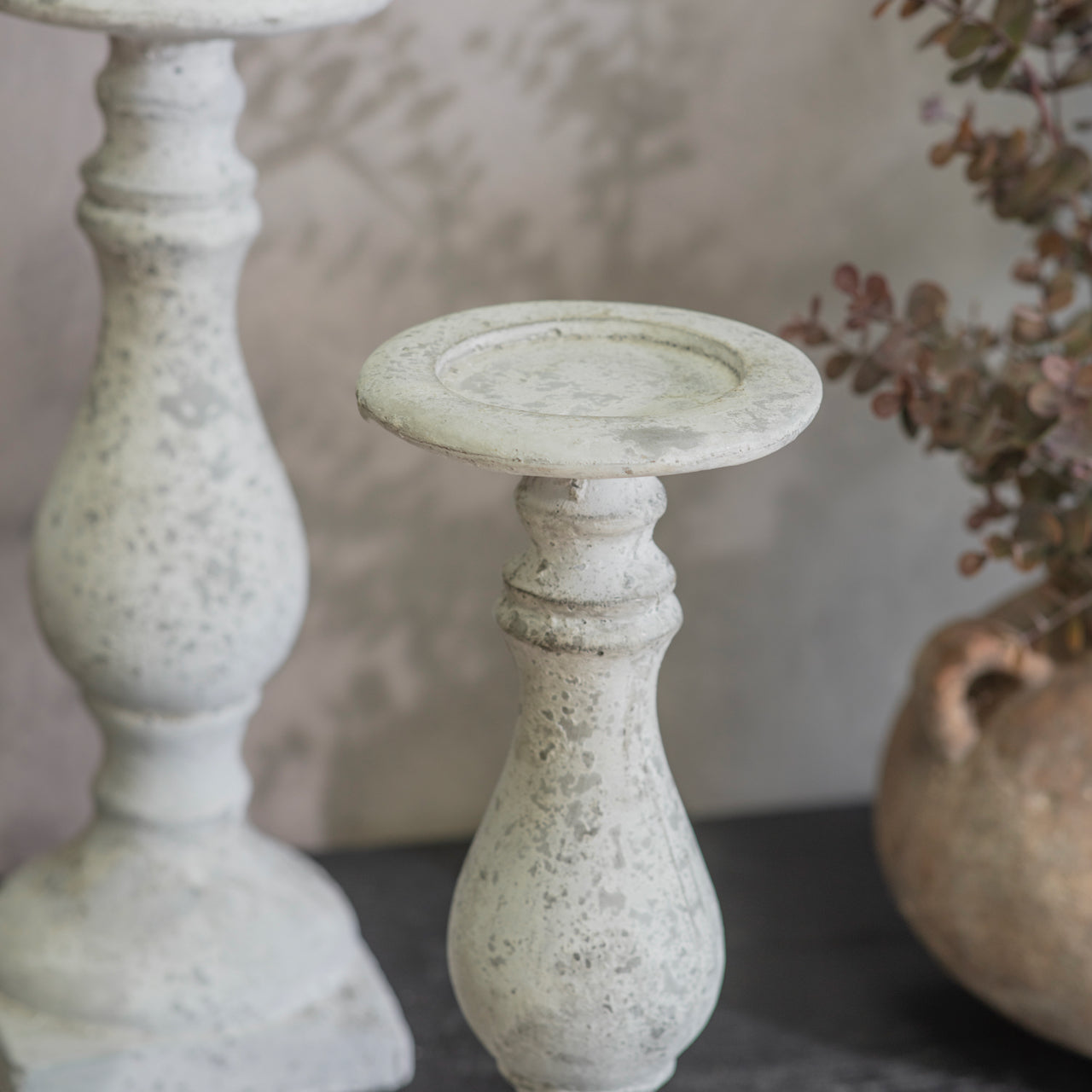 Clemsfold Stone Candlestick