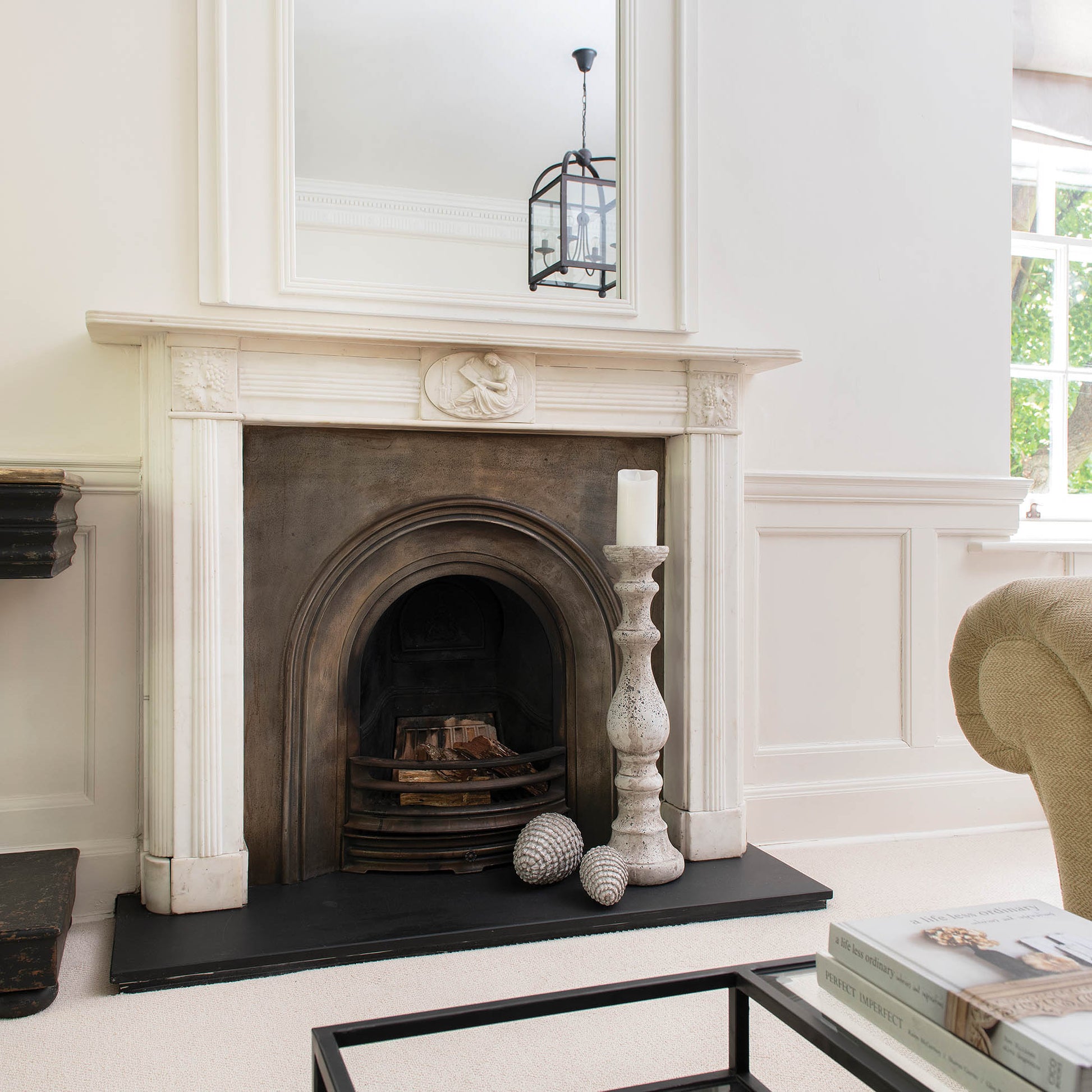 Birkdale Pillar Stone Candlestick