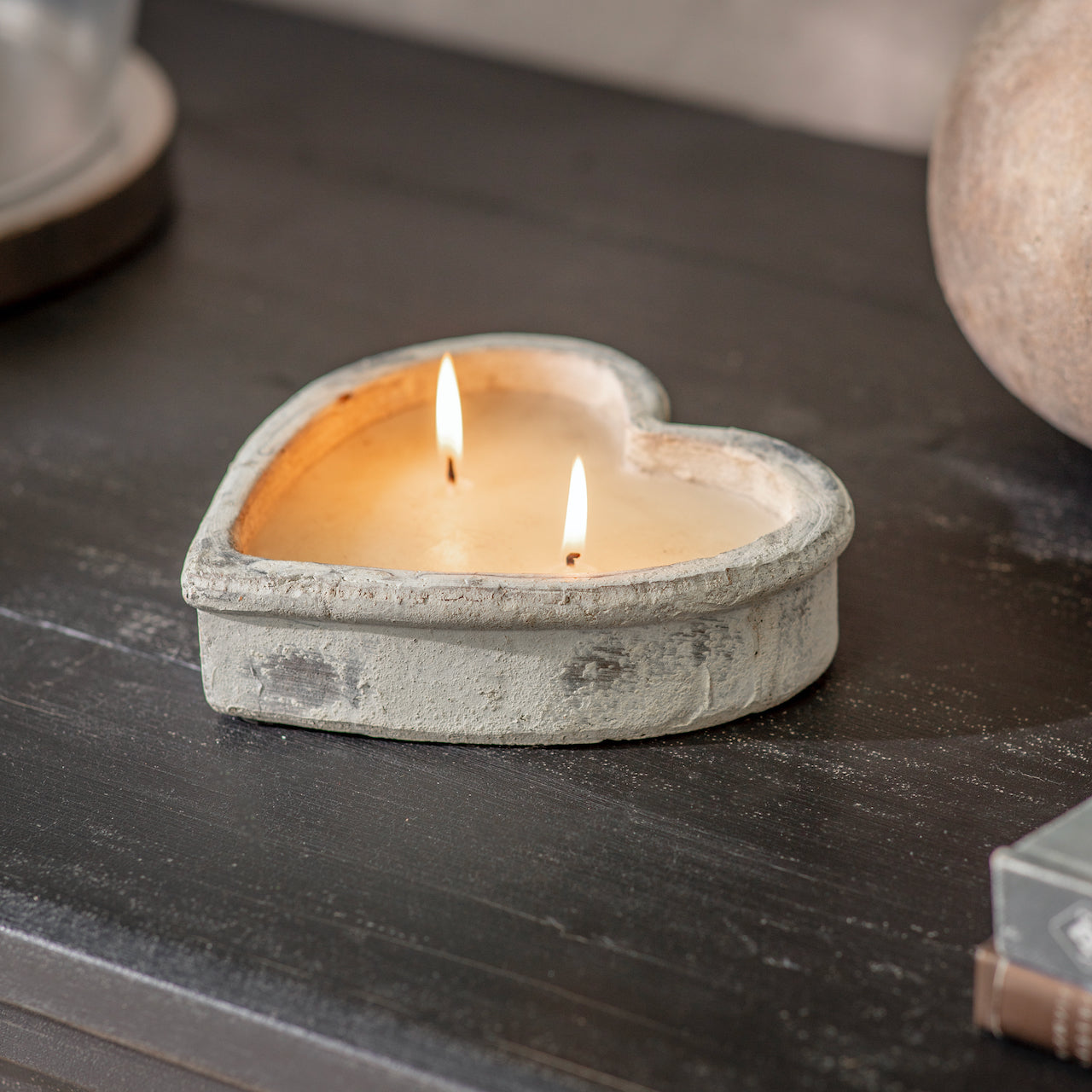 Birkdale Small Heart Candle