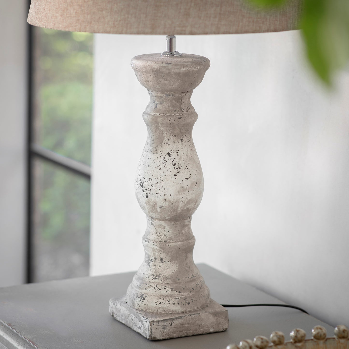Birkdale Large Stone Balustrade Table Lamp