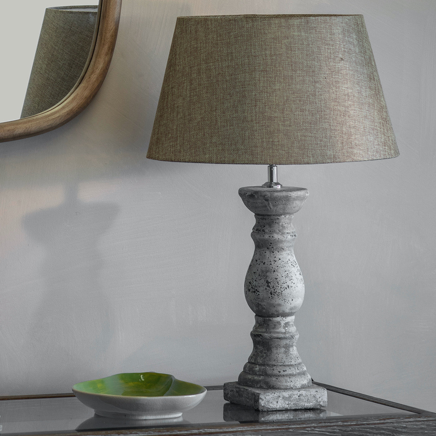 Birkdale Small Stone Balustrade Table Lamp