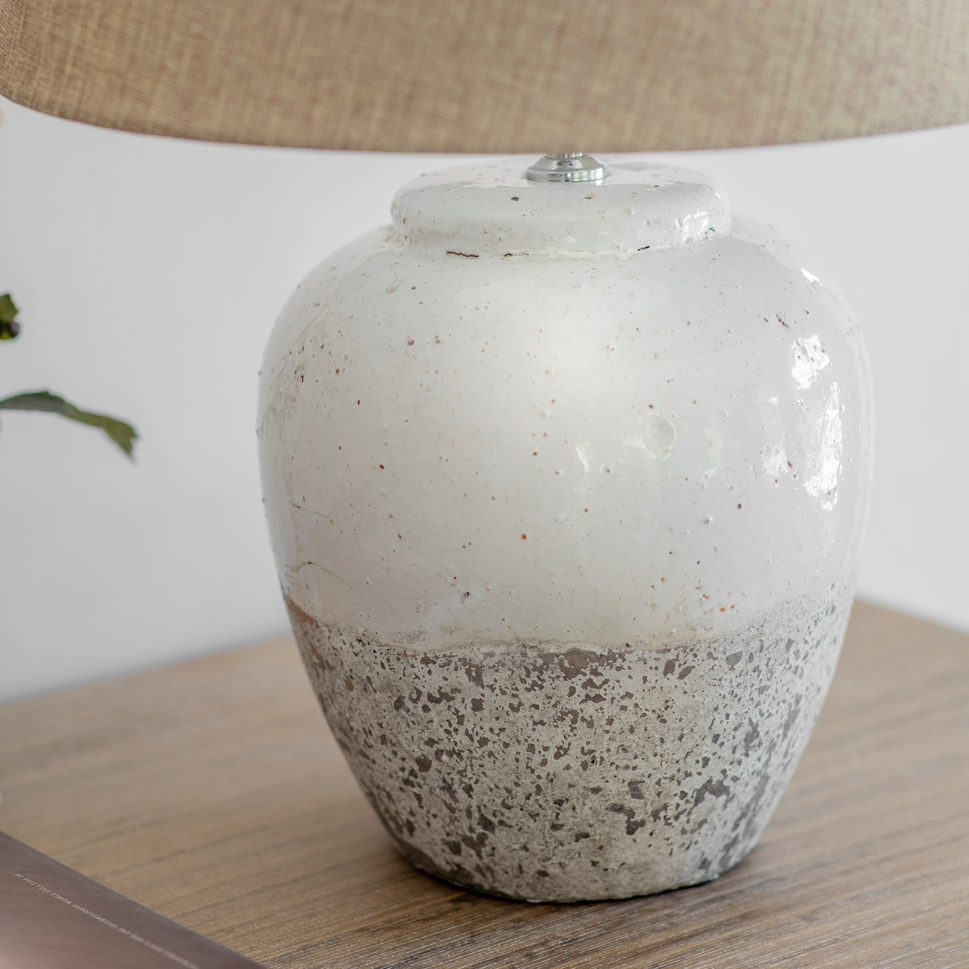 Clemsfold Ombre Stone Table Lamp