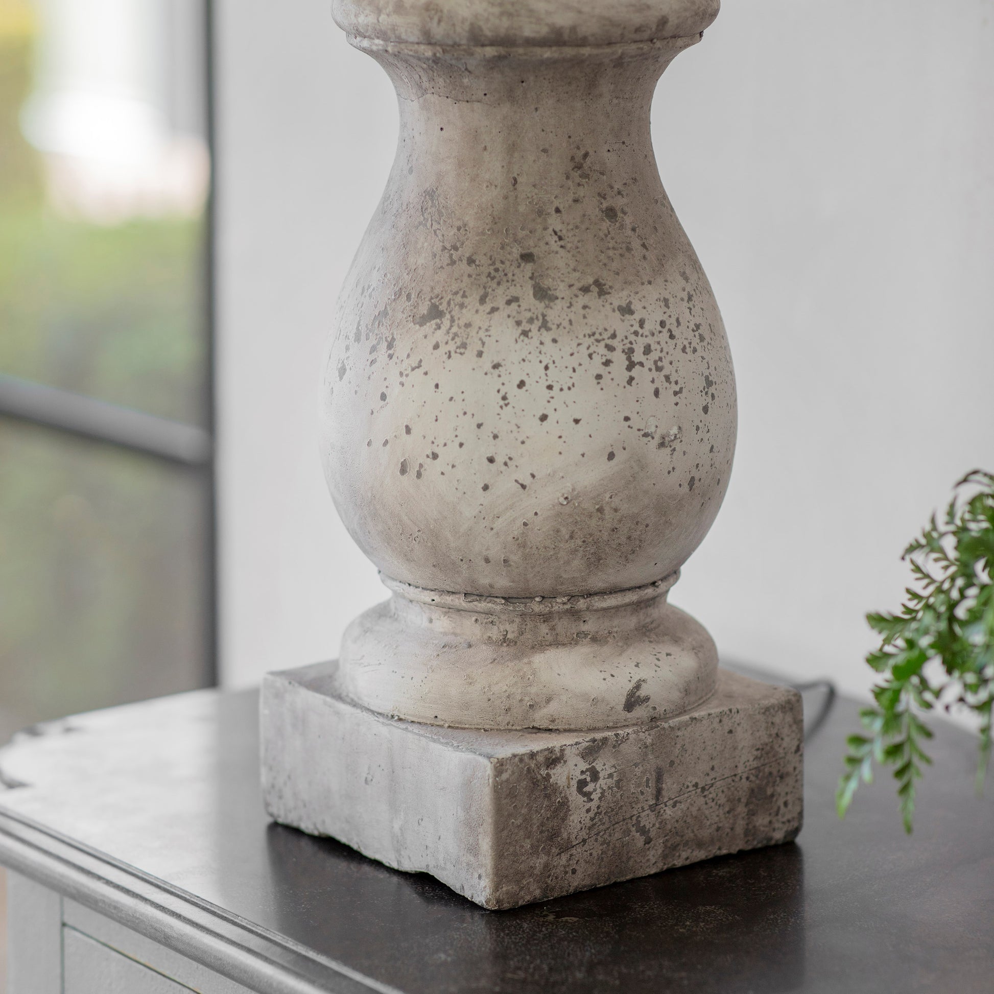 Birkdale Stone Column Table Lamp