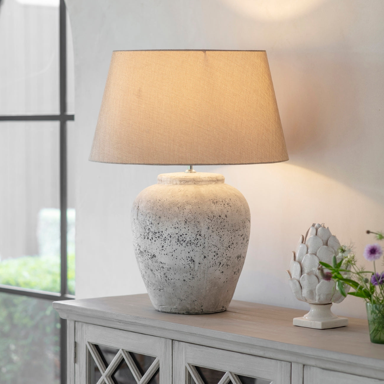 Birkdale Tall Stone Table Lamp